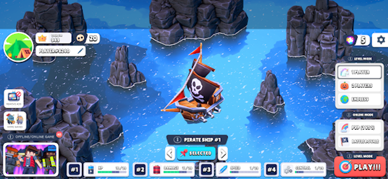 Pirate.io Battle Royale screenshot