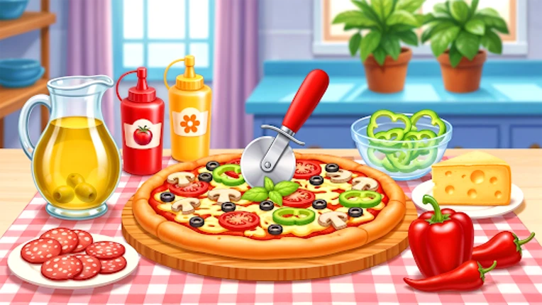 Kitchen Set Cooking Chef Sim screenshot
