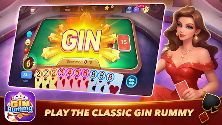 Gin Rummy ZingPlay screenshot