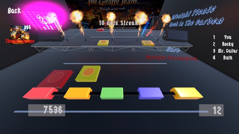 Giraffe Champion: The Rock Music Game screenshot