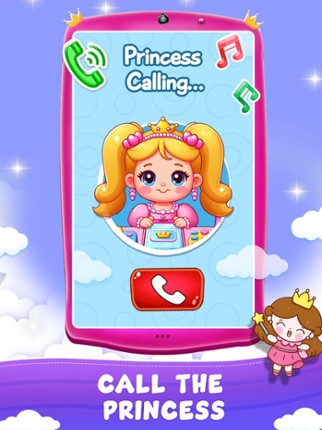 Girls Princess Phone Toy Games screenshot
