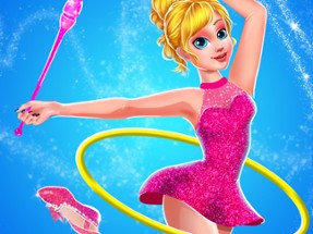 Gymnastic SuperStar Girls Dress Up Image