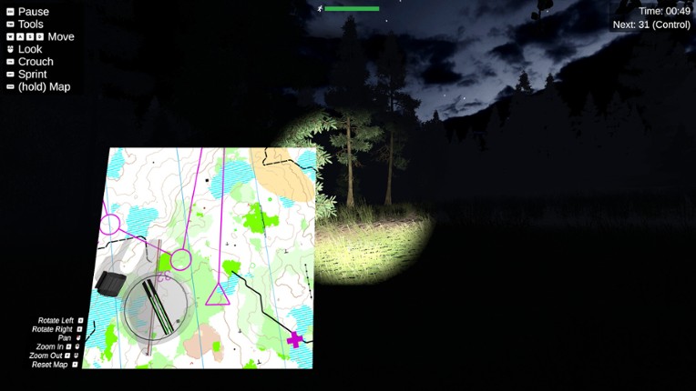 Infinite Orienteering: The Hiker's Path screenshot