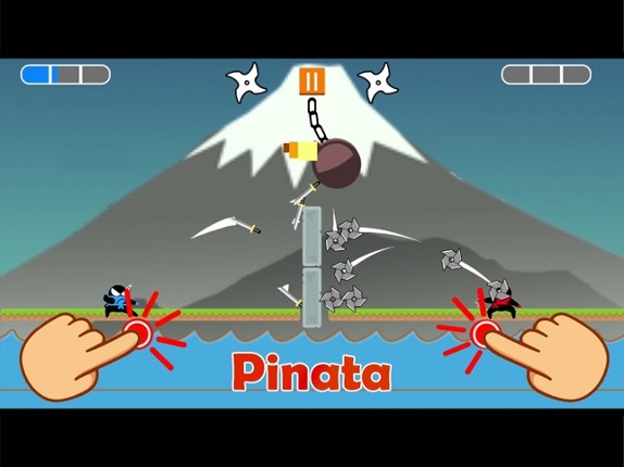 Jumping Ninja Party 2 Player screenshot