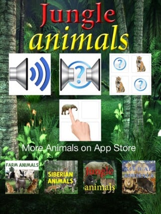 Jungle animals Free screenshot