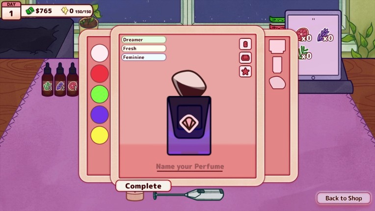 Perfume Atelier screenshot