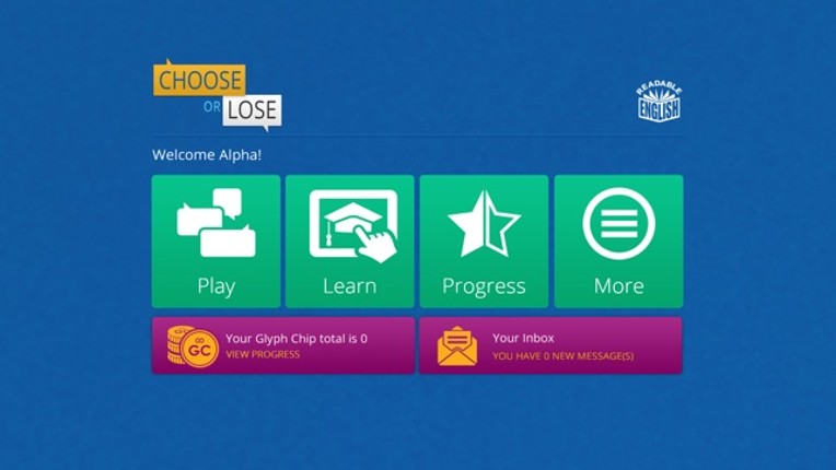 Readable English - Choose or Lose Image