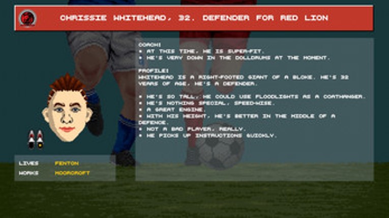 Samuel Bromley's No Stats Soccer Manager screenshot