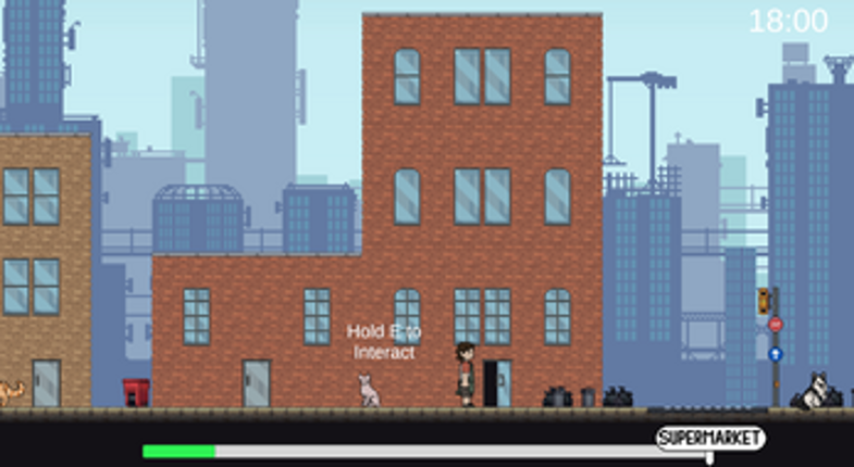 Titled Cat Game Image