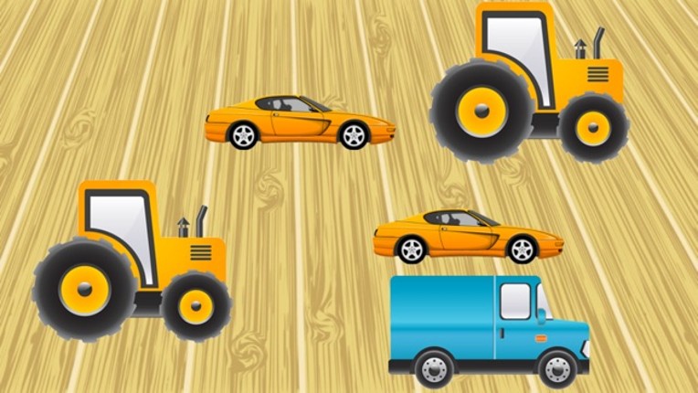 Vehicles and Cars for Toddlers and Kids : play with trucks, tractors and toy cars ! screenshot