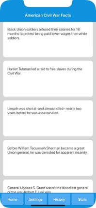 American Civil War History screenshot
