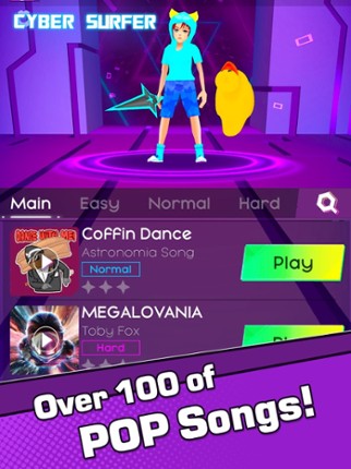 Cyber Surfer: EDM & Skateboard screenshot