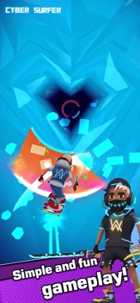Cyber Surfer: EDM & Skateboard screenshot