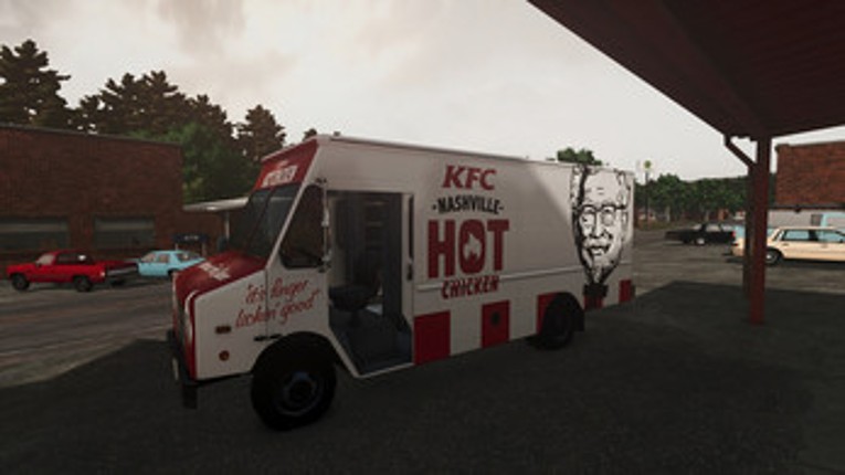 FS25 - KFC Food Truck Decoration screenshot
