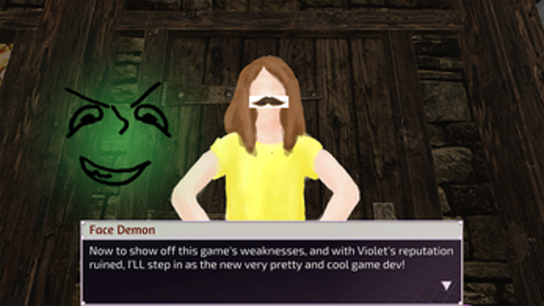 Violet's Inferno: Subtitle Here Image