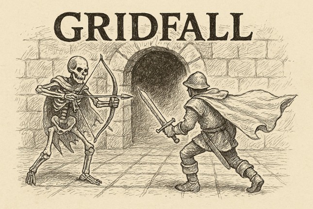 Gridfall: A Proto-Roguelike Image