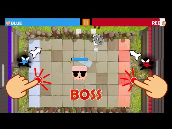 Jumping Ninja Party 2 Player screenshot