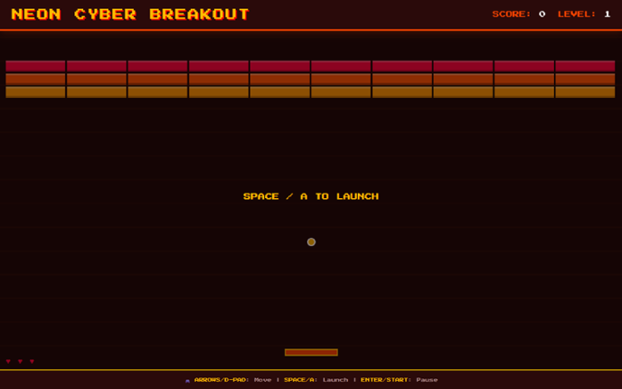 Neon Cyber Breakout Image