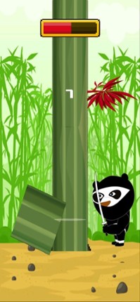 Ninja Panda Bear Cutting screenshot
