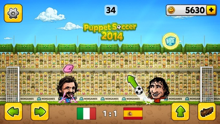 Puppet Soccer 2014 - Football championship in big head Marionette World Image