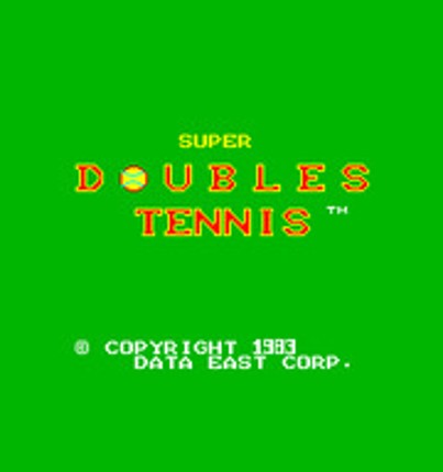 Super Doubles Tennis Game Cover