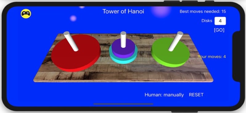 3DHanoiTower screenshot
