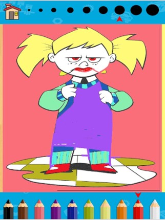 Aquatic Animals Coloring Book-fish game screenshot