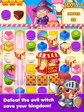 Candy Cake Boom - 3 match splash desserts puzzle game screenshot