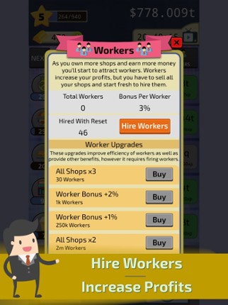 Clicker Business Tycoon screenshot