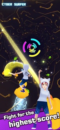 Cyber Surfer: EDM & Skateboard screenshot