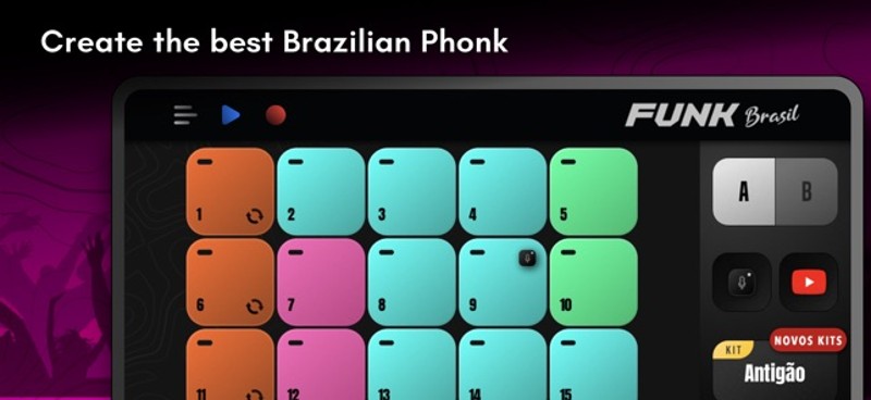 Funk Brasil: DJ MPC drum pads screenshot