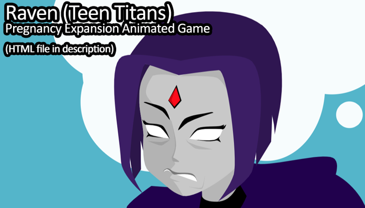 Raven (Teen Titans) Animated Pin-up Game Cover