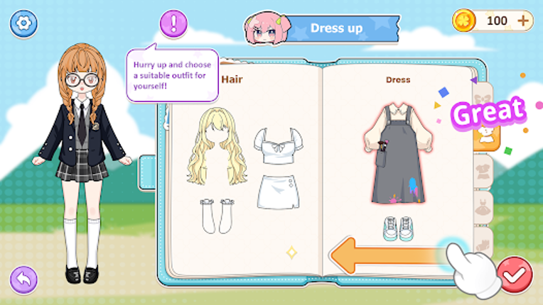Sweet Paper Doll: DIY Dress up screenshot