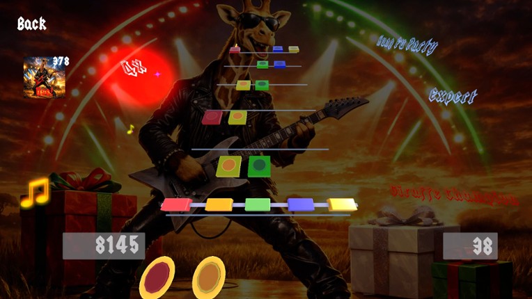 Giraffe Champion: The Rock Music Game screenshot