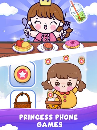 Girls Princess Phone Toy Games screenshot