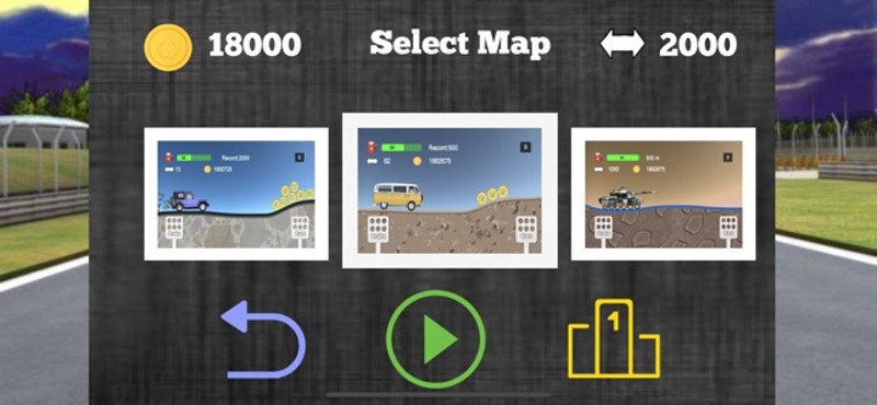 Hill racing car - Crazy game screenshot
