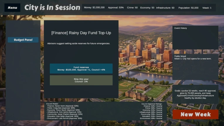 Mayor: City in Session Image