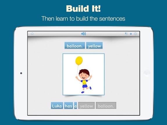 Simple Sentence Maker - Read and Build Your First Sentences screenshot
