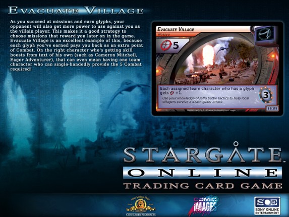 Stargate Online Trading Card Game Image
