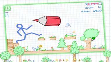 Stickman Adventure on Paper - Block Puzzle Game Image