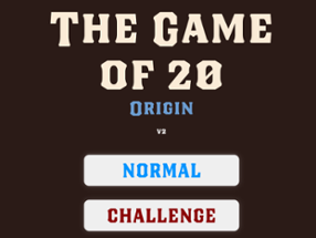 The Game of 20 Origin Image