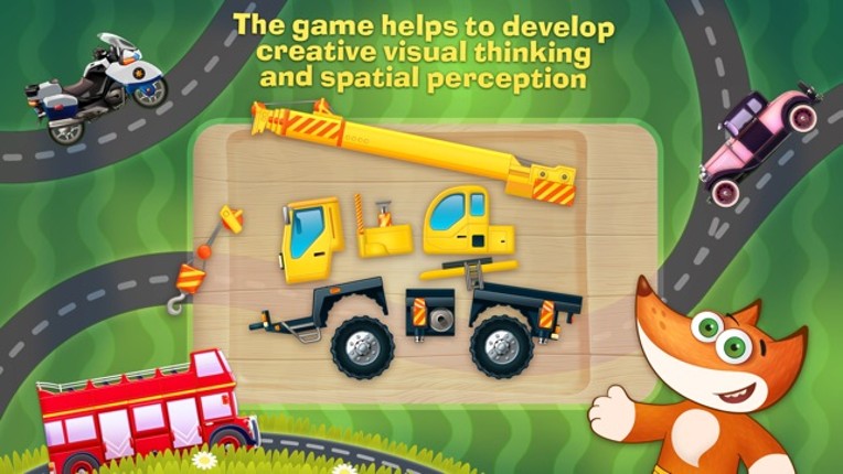 Tim the Fox - Puzzle - free preschool puzzle game screenshot