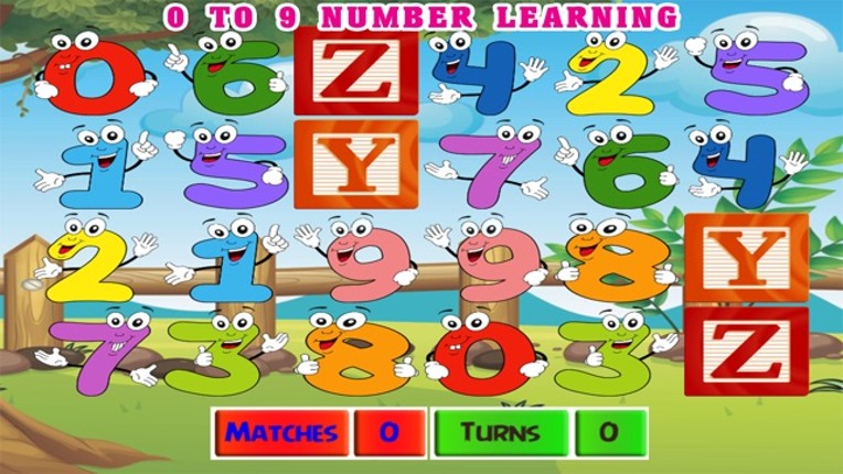ABC Letter and 123 Number Memory Match for Kids screenshot