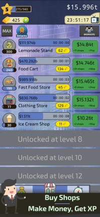 Clicker Business Tycoon screenshot