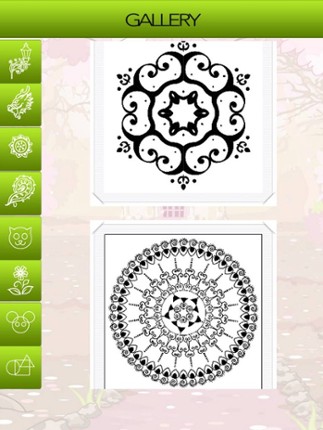 Coloring Books Mandala Adult Games For Relax screenshot