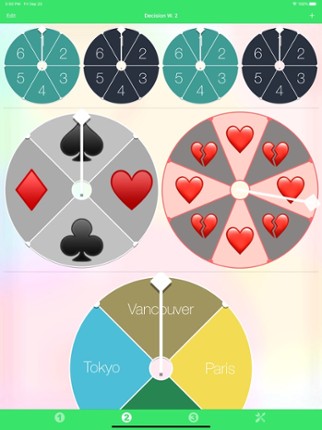 Decision Widget screenshot