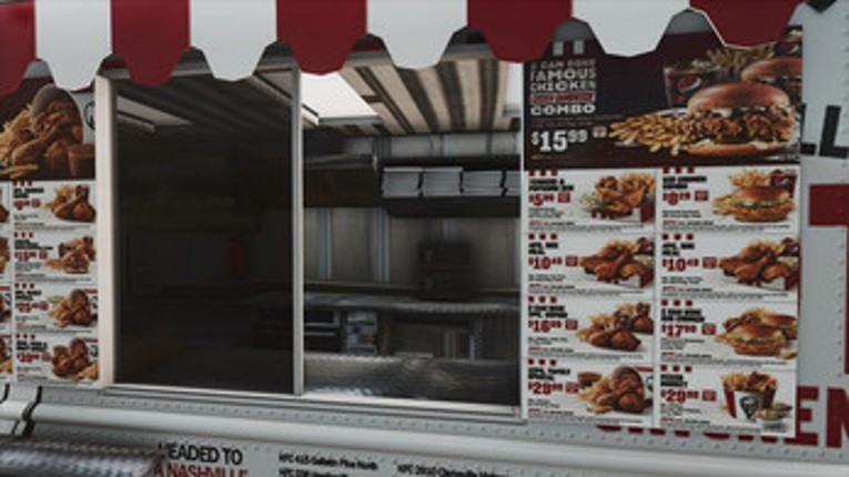 FS25 - KFC Food Truck Decoration screenshot