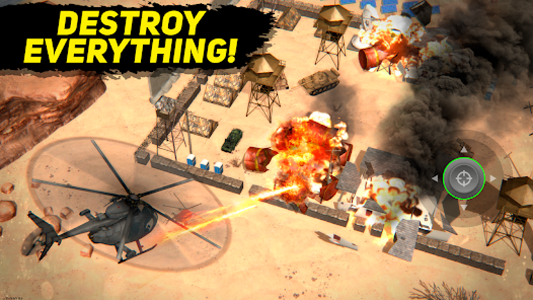 Desert Helicopter Strike 3D Image