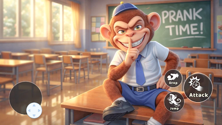 I Am Monkey School Pranskter Image