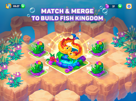 Sea Merge: Fish & Merging Game screenshot